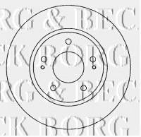 BORG & BECK bbd4622 -  Тормозной диск